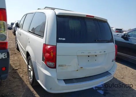 2014 Dodge Grand Caravan Sxt из США, поврежденный, VIN 2C4RDGCG6ER290898